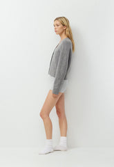 Perry Cardigan - HEATHER DARK GREY