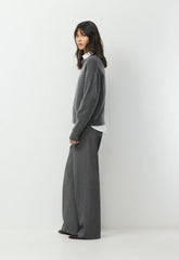 Essential Cashmere Relic Sweater - SPECKLED CHARCOAL