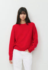 Essential Cashmere Relic Sweater - FLASHING RED
