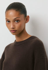 Essential Cashmere Relic Sweater - CACAO NIB BROWN