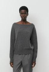Essential Cashmere Nuance Sweater - SPECKLED CHARCOAL