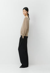 Essential Cashmere Nuance Sweater - HEATHER NOMAD TAUPE