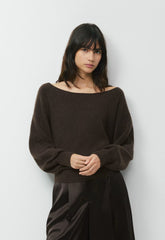 SoftSpoke™ Rhoda Sweater - CACAO NIB BROWN