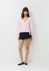 SoftSpoke™ Cassidy Wrap Sweater - SUGARPLUM LILAC