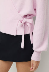 SoftSpoke™ Cassidy Wrap Sweater - SUGARPLUM LILAC