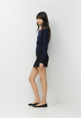 Crescendo Sweater - Wonder Yarn - ADMIRAL NAVY