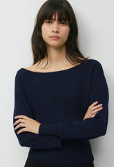 Crescendo Sweater - Wonder Yarn - ADMIRAL NAVY