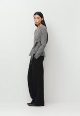 Commuro Cardigan - Wonder Yarn - HEATHER DARK GREY