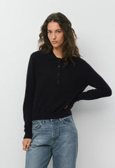 Bare Cashmere Cellini Sweater - BLACK