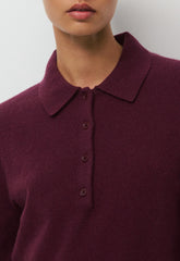 Bare Cashmere Cellini Sweater - GALA PLUM