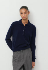 Bare Cashmere Cellini Sweater - ADMIRAL NAVY