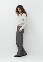 Bare Cashmere Cellini Sweater - HEATHER CHROME