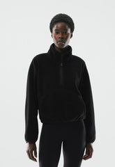 Terrain 1/2 Zip - Bigfoot Fleece - BLACK