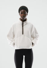 Terrain 1/2 Zip - Bigfoot Fleece - COLD FOAM WHITE
