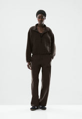 Terrain 1/2 Zip - Bigfoot Fleece - CACAO NIB BROWN