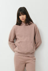 Cozy Sweatfleece Perfect Hoodie - LIVED-IN DUSTY MAUVE