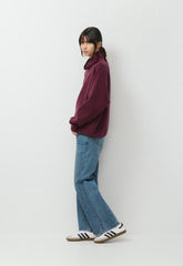 Cozy Sweatfleece Mega Raglan™ Funnel Neck - GALA PLUM