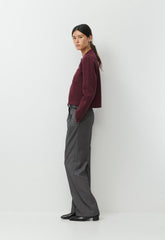 Society Cardigan - Wonder Yarn - GALA PLUM