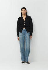 Tribeca Cardigan - Wonder Yarn - BLACK
