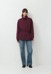 Cozy Sweatfleece Mega Cinch Zip-Up - GALA PLUM