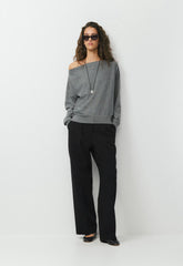 Inspiration Sweater - Wonder Yarn - HEATHER DARK GREY