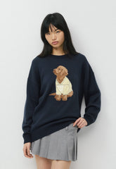 Cotton Charm™ Peggy Icon Sweater - ADMIRAL/HARLEY