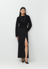 Byline Merino Wool Sweater - BLACK