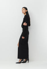 Byline Merino Wool Sweater - BLACK