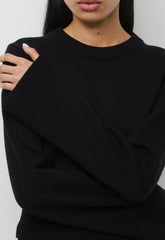 Byline Merino Wool Sweater - BLACK
