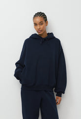 Cozy Sweatfleece Mega Hoodie - ADMIRAL NAVY
