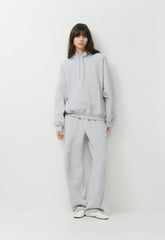 Cozy Sweatfleece Mega Hoodie - HEATHER CHROME