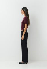 Bare Cashmere Patron Sweater - GALA PLUM
