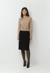 Bare Cashmere Showcase Sweater - HEATHER NOMAD TAUPE