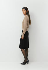 Bare Cashmere Showcase Sweater - HEATHER NOMAD TAUPE