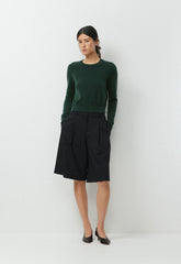 Bare Cashmere Showcase Sweater - FIGTREE GREEN