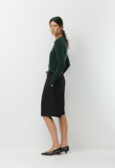 Bare Cashmere Showcase Sweater - FIGTREE GREEN
