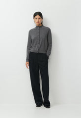 Bare Cashmere Saga Sweater - SPECKLED CHARCOAL