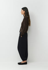 Bare Cashmere Saga Sweater - CACAO NIB BROWN