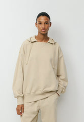 Terry Sweatfleece Mega Dock Hoodie - MULLEIN