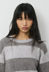 Outpost Sweater - HTHR CHRM/ HTHR DK GRY