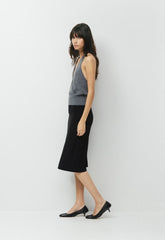 SoftSpoke™ Gaze Halter Top - HEATHER DARK GREY