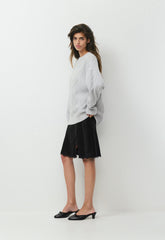Peggy Sweater - HEATHER CHROME