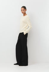 Bare Cashmere Bloor Sweater - SEASIDE CREAM