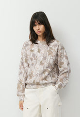 Cozy Sweatfleece Perfect Crew Sweatshirt - FLUENT TAUP NATURESCAP