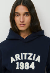 Cozy Sweatfleece Perfect Hoodie - ADMIRAL NVY/LT BIRCH