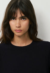 Essential Wool Cashmere Isabelle Sweater - BLACK