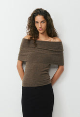 SoftSpoke™ Wynd Top - HEATHER DARK CHOCOLATE
