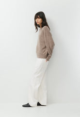 Stratford Sweater - SPECKLED NOMAD TAUPE