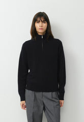 Essential Cashmere Metaphor Sweater - BLACK