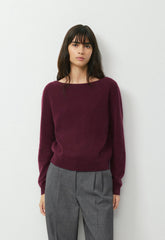 Bare Cashmere Magnific Sweater - GALA PLUM